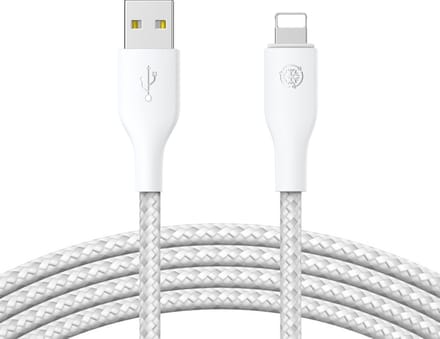 Oplaadkabel - Geschikt voor iPhone Kabel 3 Meter - Wit - Geschikt voor Lightning naar USB Oplader Kabel