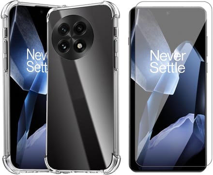 Hoesje geschikt voor OnePlus 13 - Screenprotector Glas - Shockproof Transparant