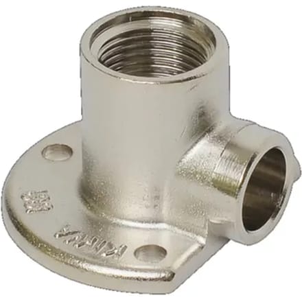 Sanivesk Soldeer Muurplaat Chroom 15mm X 1/2"f