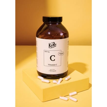 Capsules gebufferde vitamine C 365 stuks
