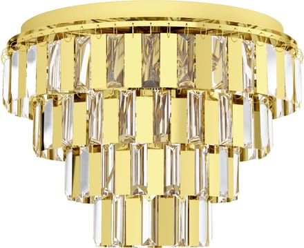 EGLO Erseka Plafondlamp - E14 - Staal|Glas - Goud