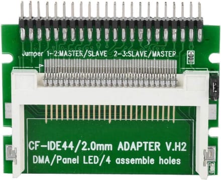 CF naar IDE Adapter - Compact Flash Kaart - Notebook Opslag - Directe Plaatsing - 25 inch - Zwart