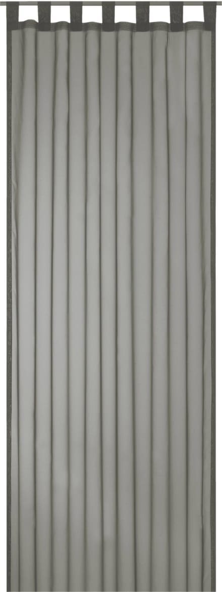 Elbersdrucke Gordijn met lussen Feel Good Uni 255x140 cm grijs