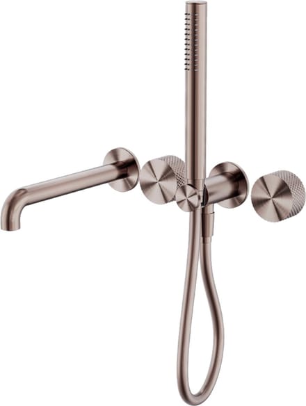 Owen & Finch Inbouw Badkraan Progressive | Geborsteld Satijn Brons | Messing | PVD afwerking