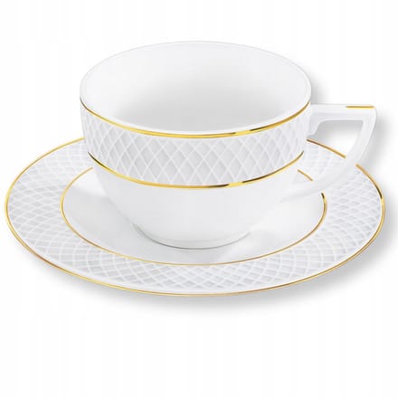 Wilmax England Koffieset 90 ml Wit Porselein