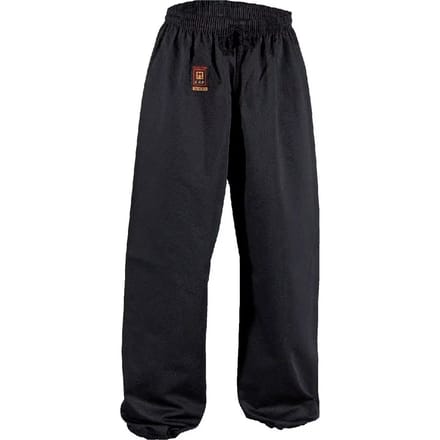Kinder kimono kung fu broek Danrho Schwarz