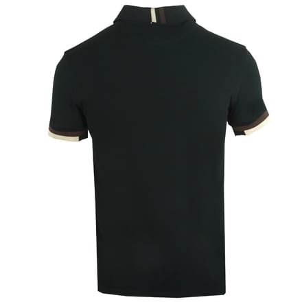 Aquascutum Aldis Crest-logo zwart poloshirt