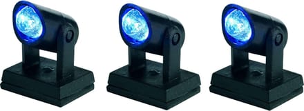 Luville - Spot light blue 3 pieces - Kersthuisjes & Kerstdorpen