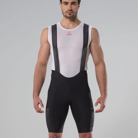 Loeffler fietsbroek kort M Bike Bibshorts Skys XT Forest voor heren - Forest