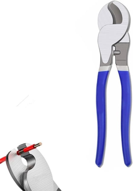 Kabelsnijder voor het schoon knippen en strippen van koperdraden