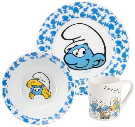 Set keramiek ontbijtset - 3 stuks