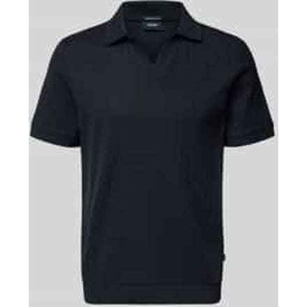 regular fit poloshirt met V-hals model 'Baronito'