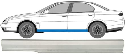 Reparatie dorpel voor Alfa Romeo 166 1998-2007 / Links