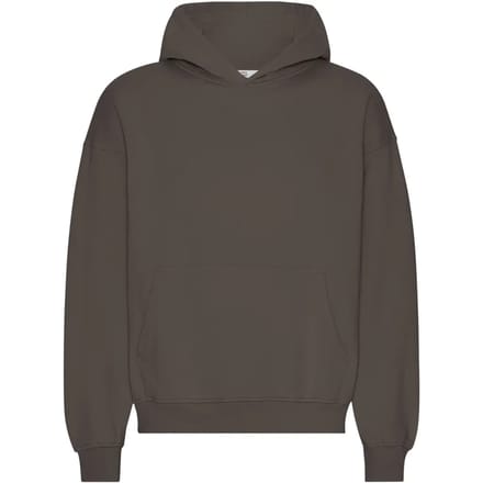 Oversized sweatshirt met capuchon Colorful Standard Organic Coffee Brown
