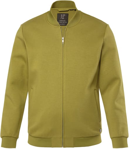 JP 1880 - Heren - Jersey bomberjack NEW YORK FLEXNAMIC® mix en match - Groen - Maat L