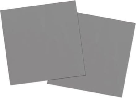 Folat - Servetten - Zilver 33x33cm (20 stuks)