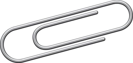Kangaro paperclips - 30 mm - rond - 1000 stuks - verzinkt