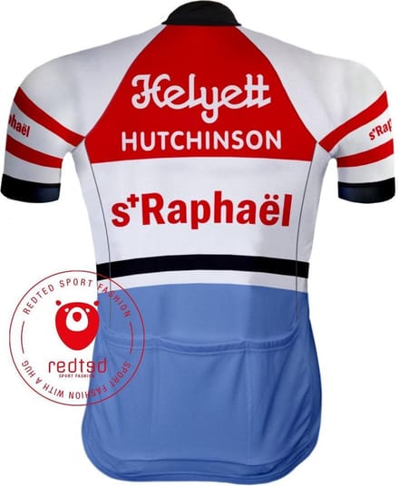 Retro Wielershirt Saint-Raphaël Rood/Blauw - REDTED - XL