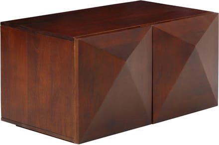 Diamond-Salontafel - 2-Deurs - Bruin Mangohout