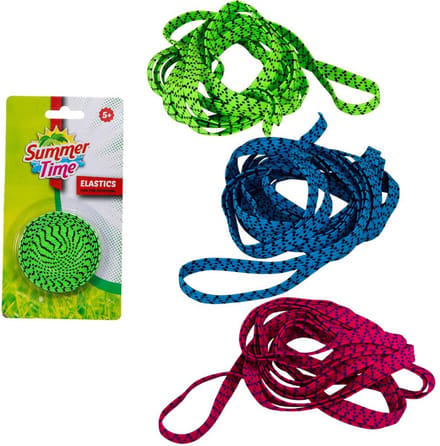 Summertime - Springelastiek - Per stuk - Kleur assorti - Elastieken - Springtouw - Spring elastiek