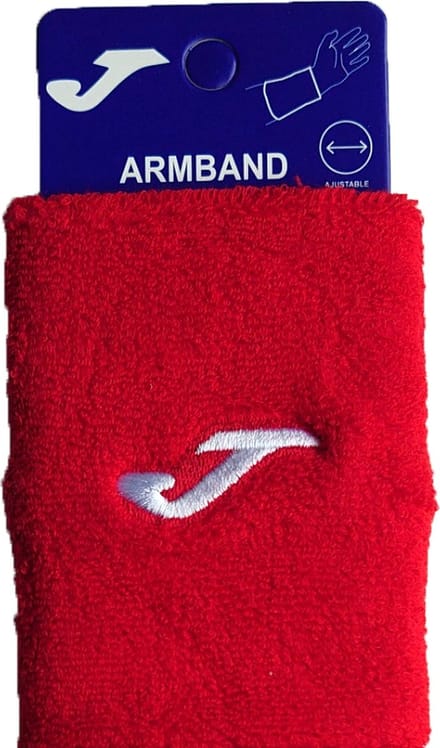 JOMA sport wristband large - rood - 2stuks