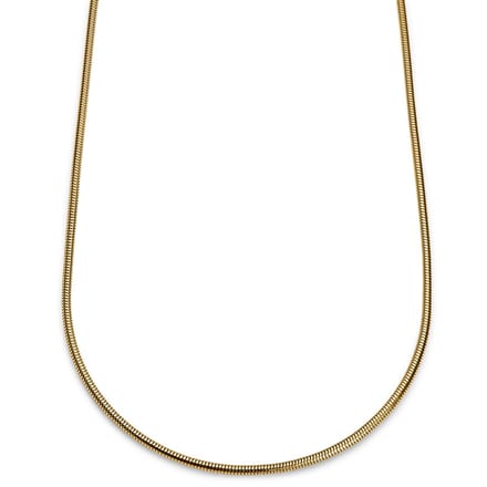 Essentials | 3 mm Goudkleurige Ketting met Slangenschakels