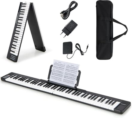 Opvouwbare Digitale Piano met 88 Toetsen en Bluetooth Connectiviteit