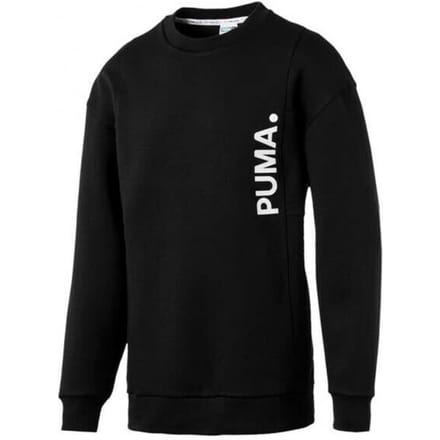 Puma Epoch Crew Pull Over Trui Sweat Shirt Top Zwart Heren 577998 01