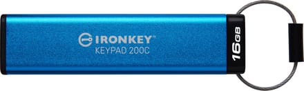Kingston Technology IronKey 16GB USB-C Keypad 200C, FIPS 140-3 Lvl 3 AES-256