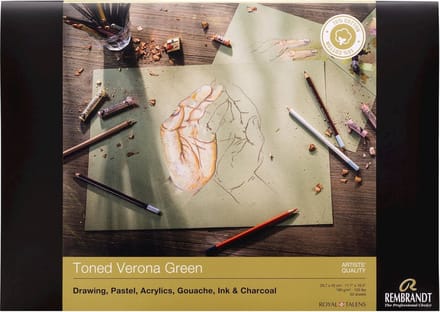 Tekenpapier - Verona Green - A3 - 180 grams - Rembrandt