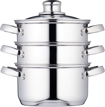 SNJY® Stoomkoker - Foodprocessor - Multicooker - Kookpannen - 5L - Zilver