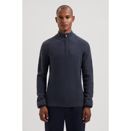 Dstrezzed Ds-skipper Ribknit Dk. Navy Maat: XL | Coltruien Outlet | Heren | Blauw