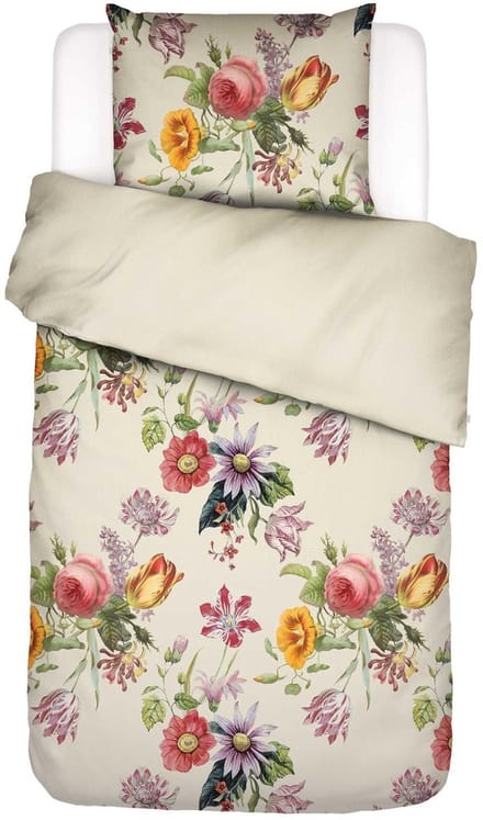 Essenza Florea Dekbedovertrek Vanille - Eenpersoons – 140x200/220 cm