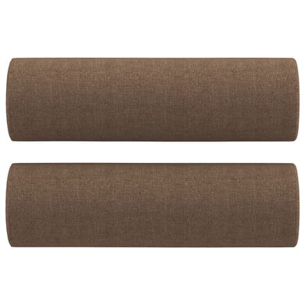vidaXL - Sierkussens - 2 - st - 15x50 - cm - stof - bruin