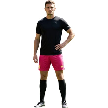 Castore Wolves-keepershorts voor heren (Bietenwortel Paars)