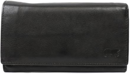 Bear Design Sweety XL overslag portemonnee CP6041 - Zwart – Van leer – Dames, lederwaren en portemonnees
