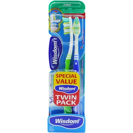 Wisdom Extra Clean Firm Tandenborstels – 2 st