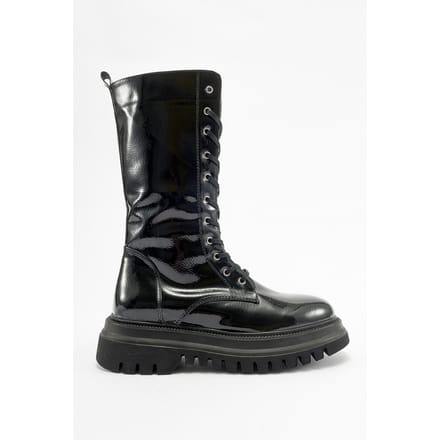 Piola Lakleren Veterlaars