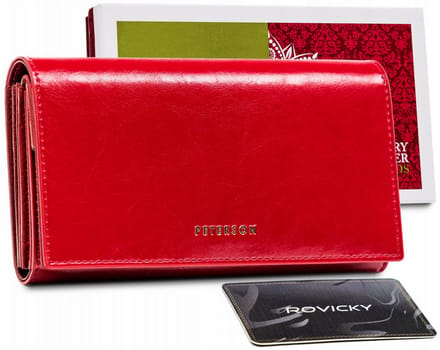 Peterson - Dames Portemonnee - Skórzany - Multicolor - RFID