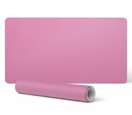 Antislip bureauonderlegger met print, pastelroze, 90x45 cm