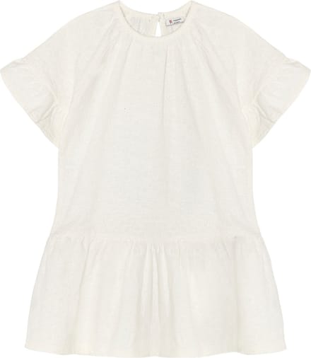 Noppies Jurk Dress SS midi - Egret - Maat 128