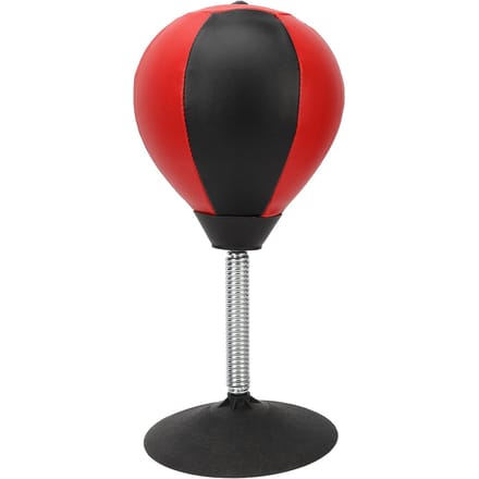 Desktop Bokszak Stress Buster Indoor Boksuitrusting Tafel Bokszak met Grote Zuignap black
