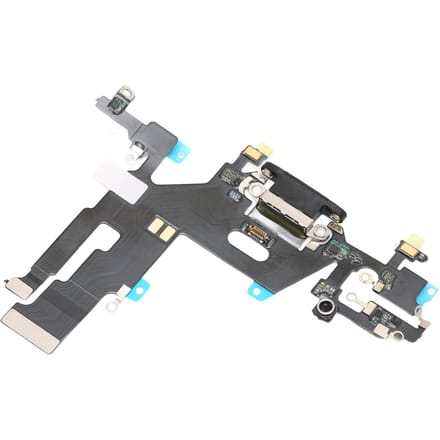Oplaadpoortmodule USB-oplaadpoort Dockconnector Microfoon Mic Flexkabelmodule voor IPhone 11 gray