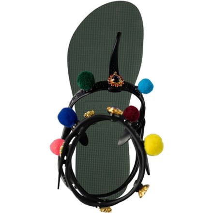 Uzurii | Teenslippers | Dames | Legergroen | Maat 35/36