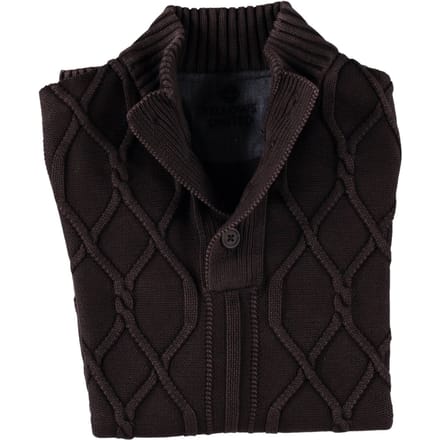 Fellows United Fellows United Pullover Buttons Overdye Brown (22.1116 - 140)