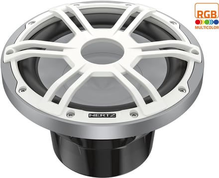 HMS 10 S2-LD-SW.1 - 10 Marine Sport subwoofer 2 Ohm wit RGB LED