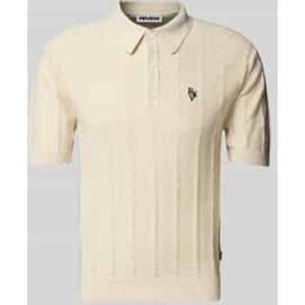 Regular fit poloshirt met labelstitching