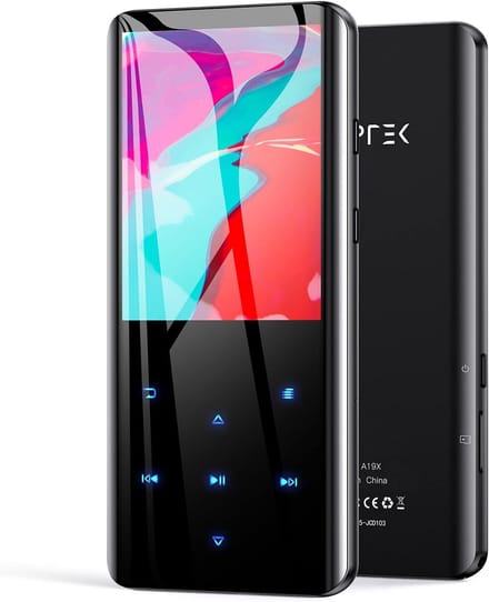 Draagbare MP3 Speler 32GB met Bluetooth 5.0, 2.4" Kleurenscherm en Speaker