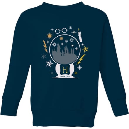 Harry Potter Hogwarts Kids' Sweatshirt - Navy - 146/152 (11-12 jaar)