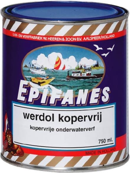 Epifanes Werdol kopervrij  Blauw 750 ml